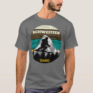 Ski Schweitzer Ski Slopes Idaho T-Shirt