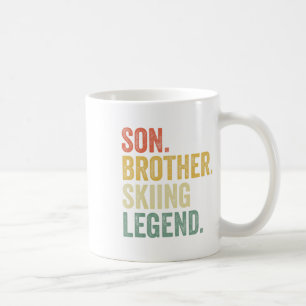 Ski Shirt Boys Funny Youth Gifts Son Kids Skiing Coffee Mug
