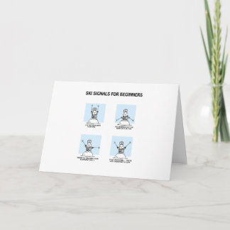 ski signals card-a card