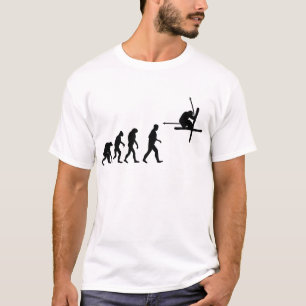 ski skiing evolution T-Shirt