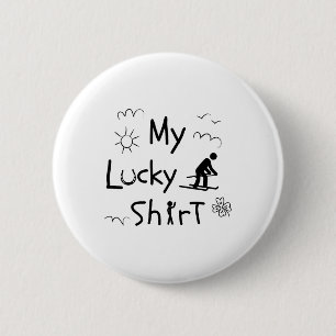 Ski Skiing Funny Downhill-skiers Alpine-skiing Ski 6 Cm Round Badge