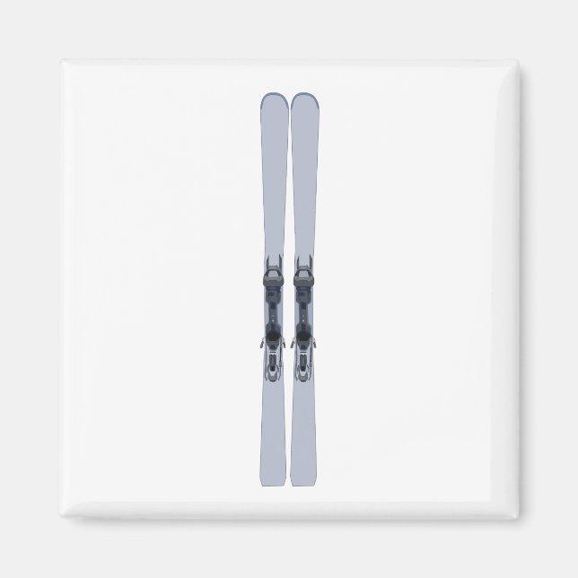 Ski Skiing Magnet (Front)