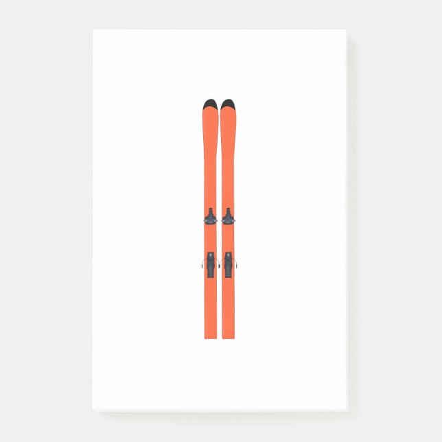 Ski Skiing Post-it Notes (Front)