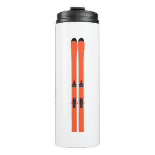 Ski Skiing Thermal Tumbler