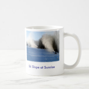 Ski Slope at Sunrise Coffee Mug
