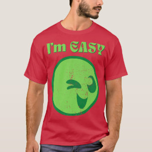 Ski Slope Green Run Circle I'm Easy Snowboard Dist T-Shirt