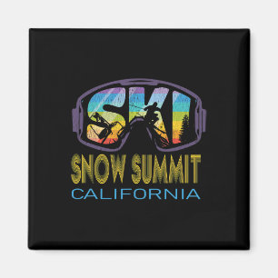 Ski Snow Summit California Skiing Vacation Magnet