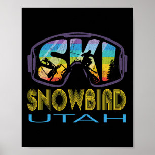 Ski Snowbird Utah Skiing Vacation Poster