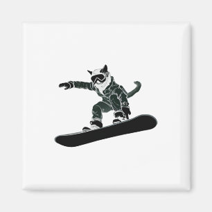 Ski Snowboard Goggles Funny Skiing Snowboarding Ca Magnet