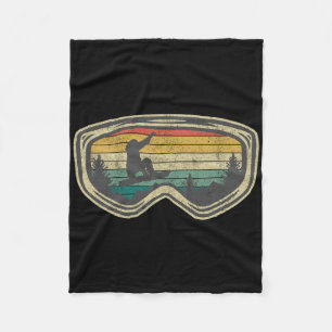 Ski Snowboard Mountain Snow Skiing Shirts And Gift Fleece Blanket