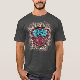 Ski Snowboard Rainbow Goggles Skiing Mountain Ape T-Shirt