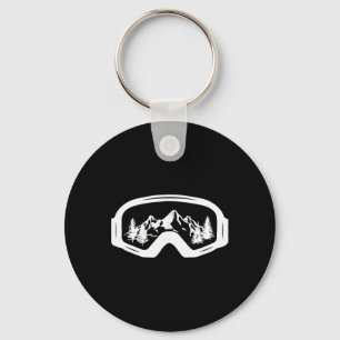 Ski Snowboard Ski Goggles Snow Winter Sports Skiin Key Ring