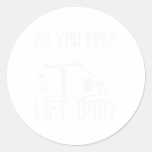 Ski Snowboard - Ski Lift Saying Funny Skier Gift Classic Round Sticker