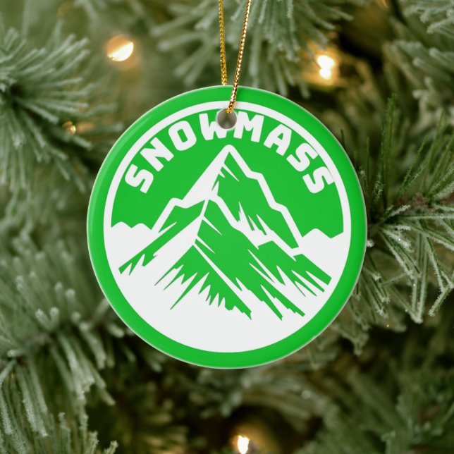 Ski Snowmass Memory Ornament (Tree)