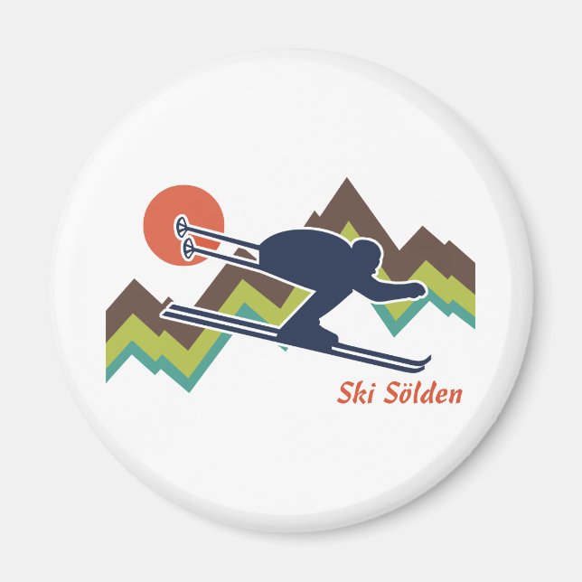 Ski Solden Magnet (Front)