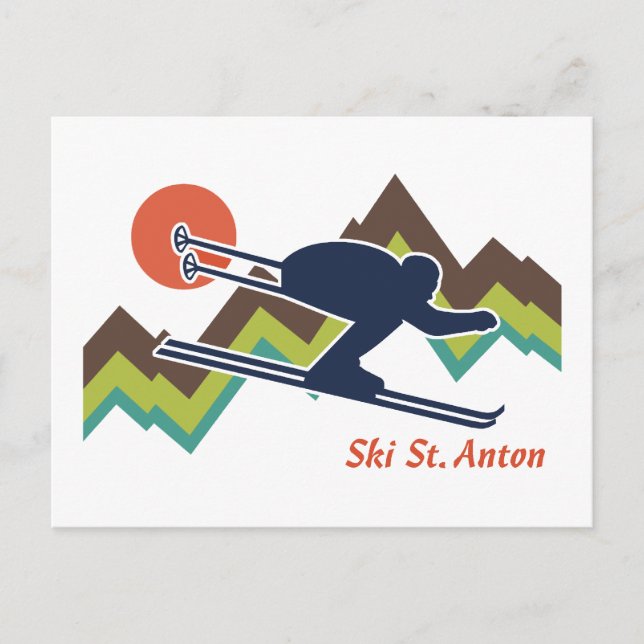 Ski St. Anton Postcard (Front)