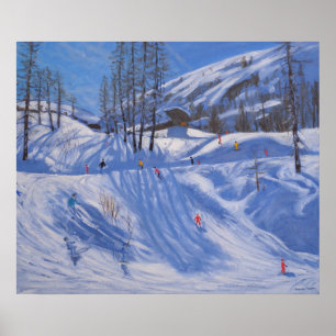 Ski station Tignes 2009 Poster