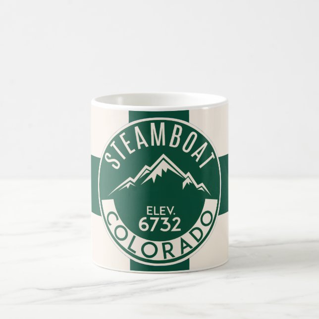 Ski Steamboat Green Mug (Center)
