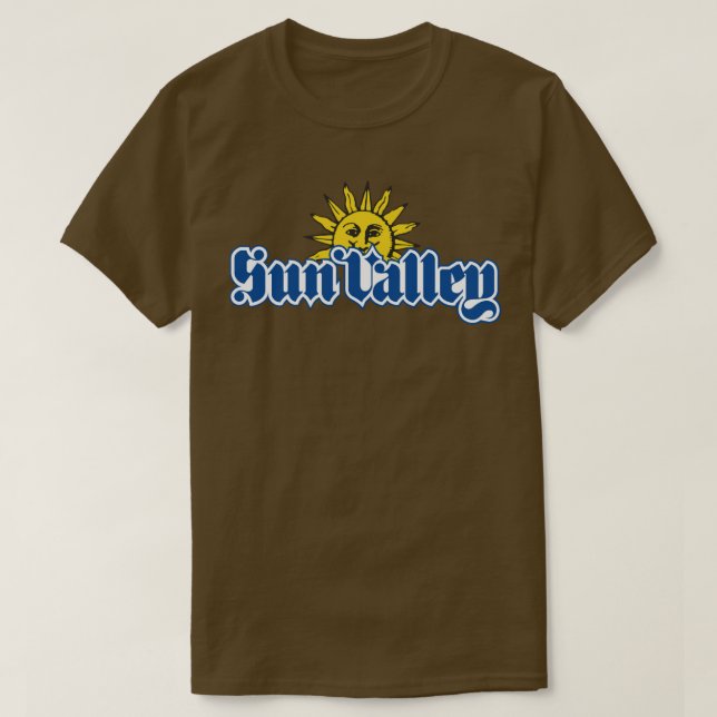Ski Sun Valley Idaho USA Sticker Apparel Home Deco T-Shirt (Design Front)