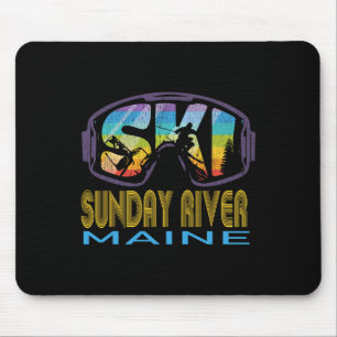 Ski Sunday River Maine Skiing Vacation  Mouse Pad