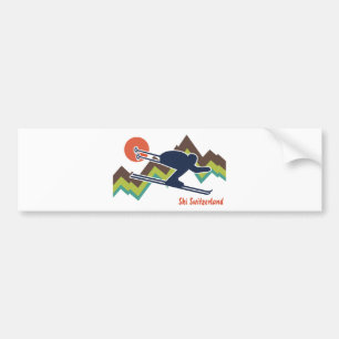 Ski Switzerland Bumper Sticker