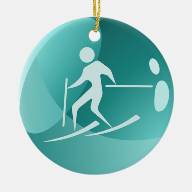 Ski Tag / Ornament - SRF (Front)