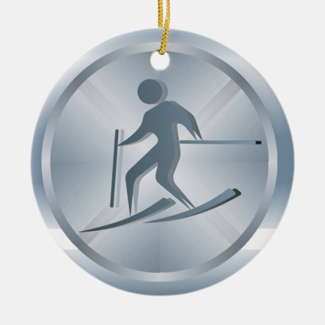 Ski Tag / Ornament - SRF (Front)