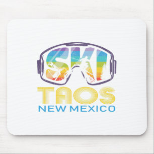 Ski Taos New Mexico Skiing Vacation Mouse Pad