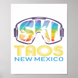 Ski Taos New Mexico Skiing Vacation  Poster