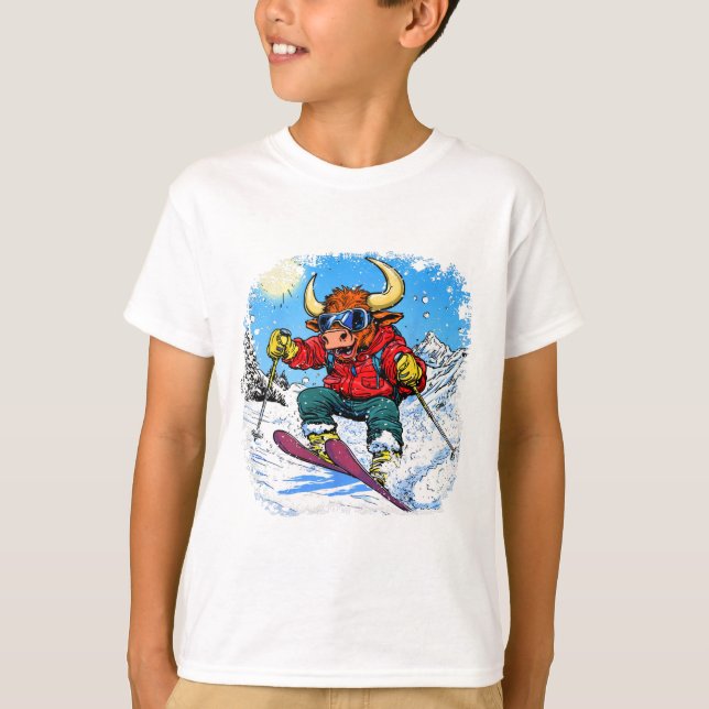 Ski Taurus  T-Shirt (Front)