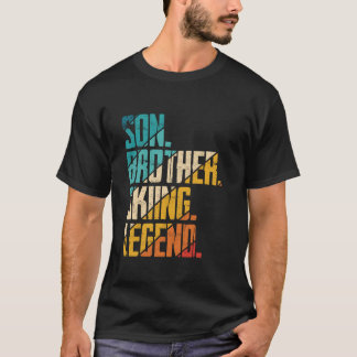 Ski Tee Boys Funny Youth Son Kids Skiing in Retro
