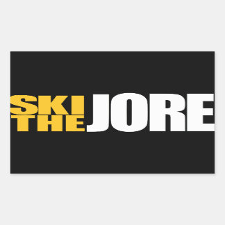 Ski the Jore Rectangular Sticker