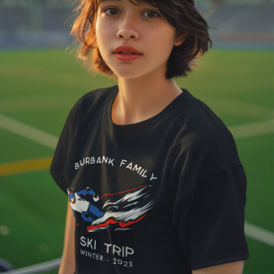 Ski Trip Matching Family Reunion Custom T-Shirt