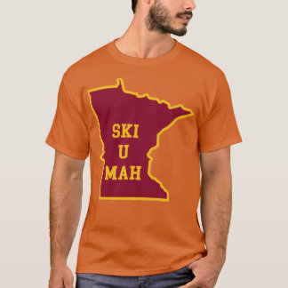 Ski U Mah MN Outline T-Shirt