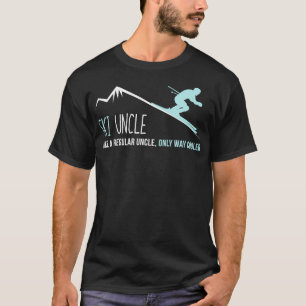 Ski Uncle Funny Cute Winter Skiing Gift T-Shirt