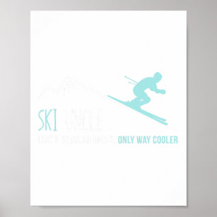 Ski Uncle Shirt Poster