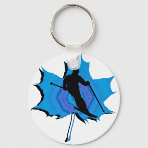 SKI UPPER WHISTLER KEY RING