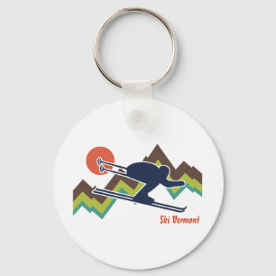 Ski Vermont Key Ring