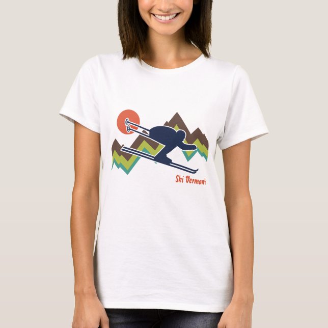 Ski Vermont T-Shirt (Front)