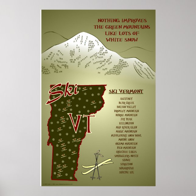 Ski VT Poster (Front)