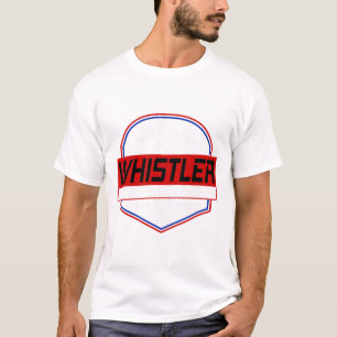 Ski Whistler B.c Canada Skiing And Mountain Biking T-Shirt
