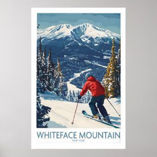 Ski Whiteface NY 1 Poster