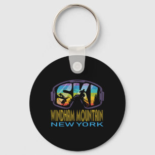 Ski Windham Mountain New York Skiing Vacation  Key Ring