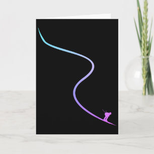 Ski Winter Sports Skiing Skier  Card