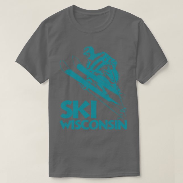 Ski Wisconsin T-Shirt (Design Front)