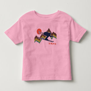 Ski Wyoming Toddler T-Shirt