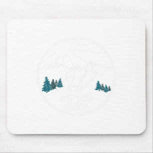 Ski You Later Winter Sports Vintage Powder Snow Sk Mouse Pad
