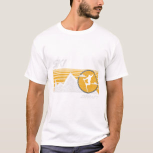 Ski Zermatt Switzerland Retro Skiing Tee 