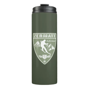 Ski Zermatt Switzerland Thermal Tumbler
