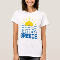 Skiathos Greece Sunshine And Sea Waves Women's